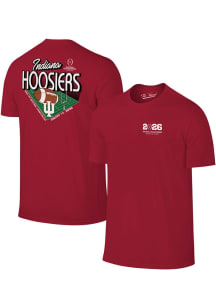 Indiana Hoosiers Red 2025 CFP National Championship Bound Short Sleeve T Shirt