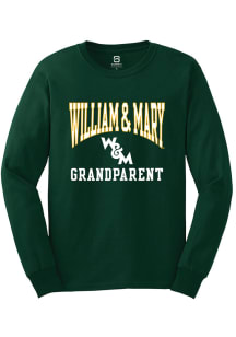 Summit Sportswear William & Mary Tribe Green Grandparent Long Sleeve T Shirt