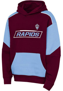 Colorado Rapids Youth Burgundy Break Free Long Sleeve Hoodie