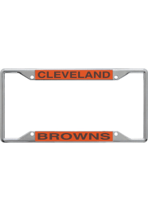 Cleveland Browns Mirror License Plate Frame - Orange