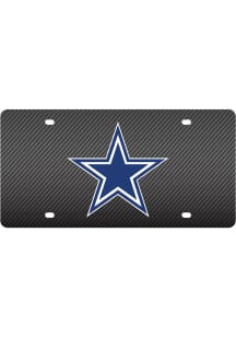 Dallas Cowboys Blue Carbon Car Accessory License Plate