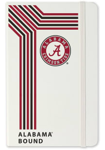 Alabama Crimson Tide School Bound Notebook and Folder - White