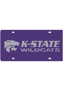K-State Wildcats Purple Purple Team Name, Logo Car Accessory License Plate
