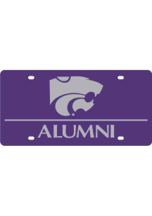 K-State Wildcats Purple Team Logo Alumni Car Accessory License Plate