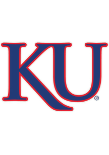 Kansas Jayhawks 3x5 Blue KU Auto Decal - Blue