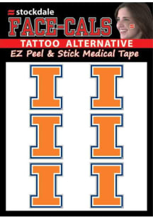 Illinois Fighting Illini 6 Pack Tattoo