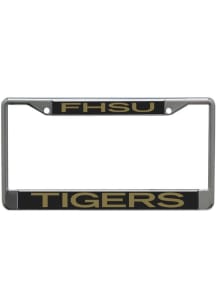 Fort Hays State Tigers Team Name Chrome License Plate Frame - Black
