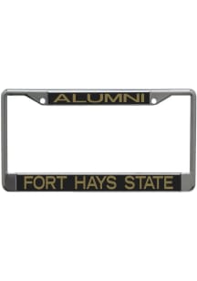 Fort Hays State Tigers Alumni Chrome License Plate Frame - Black