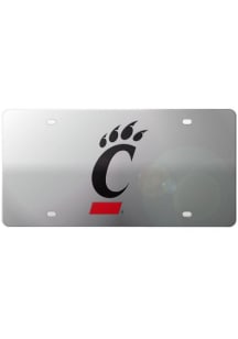 Cincinnati Bearcats Silver Team Logo Silver Car Accessory License Plate