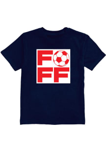 Vive La Fete France National Team Youth Navy Blue Ian Short Sleeve T-Shirt