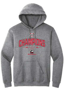Summit Sportswear Northern Illinois Huskies Mens Graphite 2026 MAC Baseball Champions Long Sleeve..