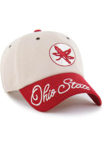 47 Ohio State Buckeyes Natural Rope script Two Tone Clean Up Womens Adjustable Hat