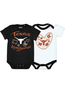 Texas Longhorns Baby Black Tonya Set One Piece