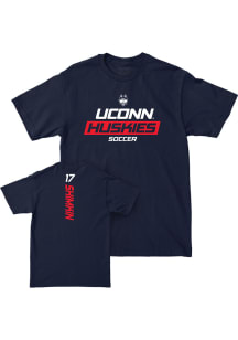 Chloe Shimkin UConn Huskies Youth Navy Blue NIL Rush Player Tee