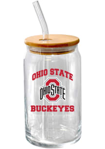 Ohio State Buckeyes 16oz Pint Glass - Red