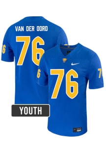 Michael Van Der Oord Pitt Panthers Youth Blue Nike NIL Name And Number Football Jersey