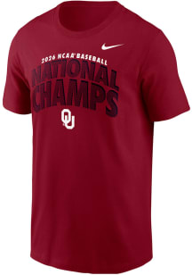 Nike Oklahoma Sooners CRIMSON 2026 College World Series Champions