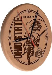 Ohio State Buckeyes Laser Engraved Wall Clock