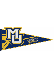 Marquette Golden Eagles Extended Logo Pennant - Navy Blue