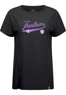 Levelwear Florida Panthers Womens Black Influx Glide Short Sleeve T-Shirt