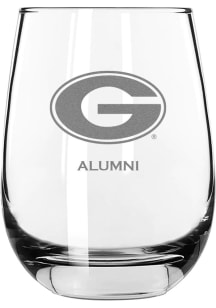 Georgia Bulldogs Alumni 15oz Stemless Wine Glass - White