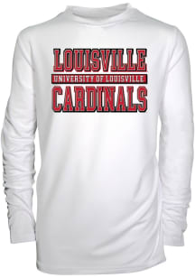 Louisville Cardinals Youth White Jessie Long Sleeve T-Shirt