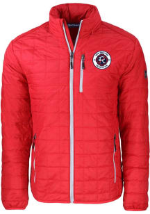 Cutter and Buck New England Revolution Mens Red Rainier PrimaLoft Medium Weight Jacket