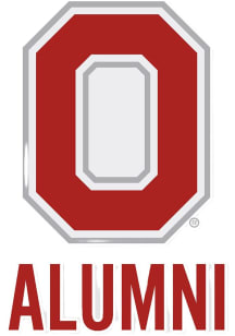 Ohio State Buckeyes Alumni Auto Decal - Red
