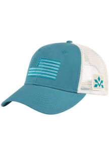 Army Flag Mesh Back Adjustable Hat - Teal