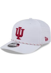 New Era Indiana Hoosiers Sport Stretch 9SEVENTY Adjustable Hat - White