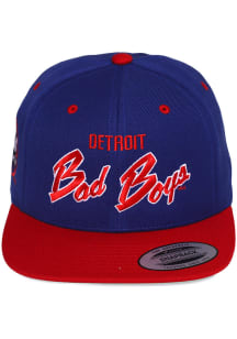 Detroit Pistons Blue Two-Tone Bad Boys Mens Snapback Hat