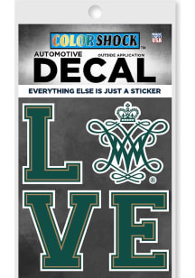 William & Mary Tribe Auto Auto Decal - Green