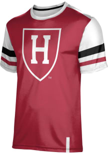 ProSphere Harvard Crimson Youth Crimson Old School Short Sleeve T-Shirt