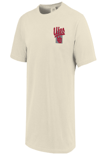 Utah Utes Ivory State Wide Script Short Sleeve T Shirt