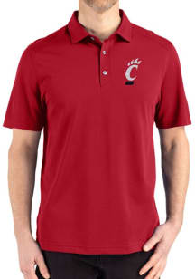 Cutter and Buck Cincinnati Bearcats Red Advantage Refresh Pique Big and Tall Polo