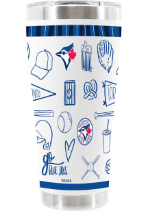 The Memory Company Toronto Blue Jays Sketchpad 30oz Stainless Steel Tumbler -
