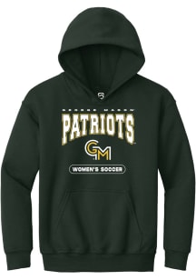 Summit Sportswear George Mason University Youth Green Womens Soccer Long Sleeve Hoodie