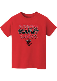 Vive La Fete Rutgers Scarlet Knights Toddler Red Ian Short Sleeve T-Shirt