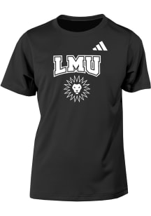 Adidas Loyola Ramblers Youth Black Heat Seal Classic Short Sleeve T-Shirt