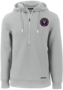 Cutter and Buck Inter Miami CF Mens Grey Roam Hood