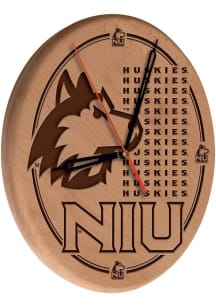 Northern Illinois Huskies Laser Engraved Wall Clock