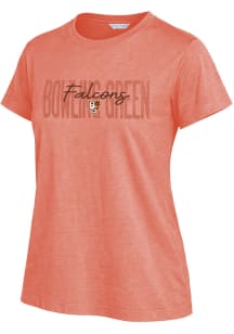 Bowling Green Falcons Womens Orange Darby Short Sleeve T-Shirt