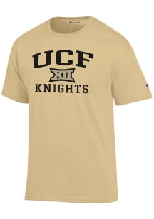 Champion UCF Knights Gold B12 Arch Jersey Short Sleeve T Shirt
