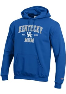 Champion Kentucky Wildcats Mens Blue EST Date Mom Powerblend Long Sleeve Hoodie