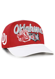 47 Oklahoma Sooners Mascot Mania Hitch Adjustable Hat - Crimson