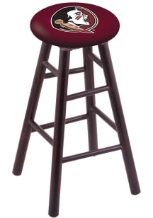 Florida State Seminoles Round Cushion Maple Pub Stool - Brown