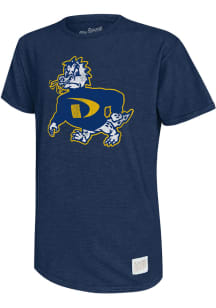 Original Retro Brand Drexel Dragons Navy Blue Oil Wash Short Sleeve T Shirt