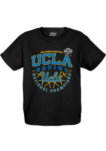 Blue 84 UCLA Bruins Youth Black 2026 Women's Basketball National Champions Short Sleeve T-Shirt