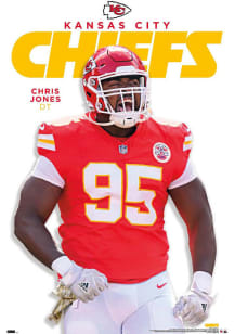 Chris Jones Kansas City Chiefs Chris Jones Feature Series 25 Unframed Poster