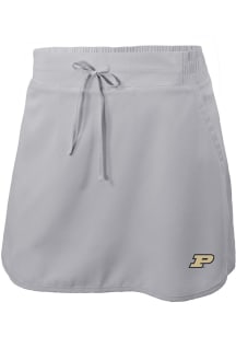Columbia Purdue Boilermakers Womens Grey Heat Seal Omni Wick Lakewood Pines Shorts